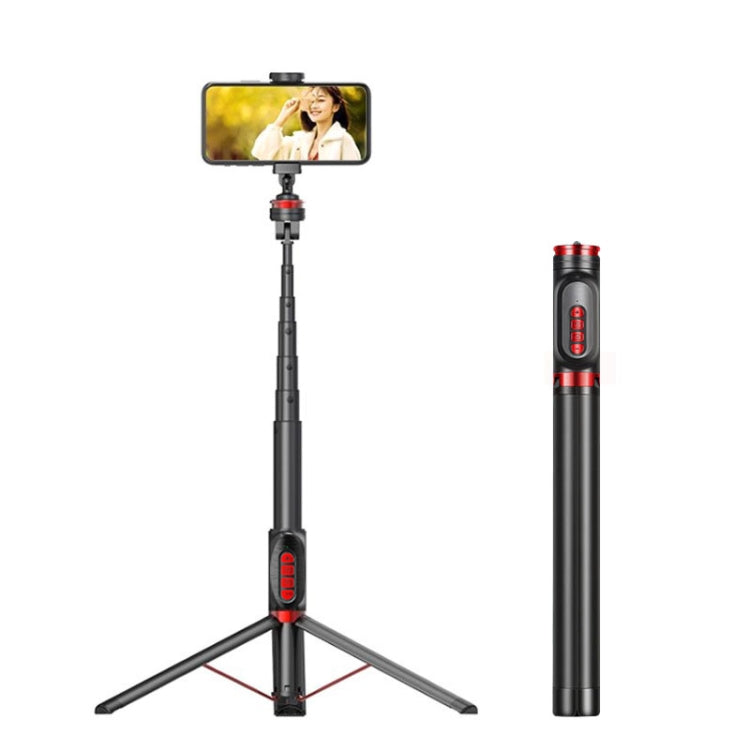Aluminum Alloy Mobile Phone Bluetooth Selfie Stick Live Floor Tripod Bracket Height: 1.8m Aluminum Alloy Mobile Phone Bluetooth Selfie Stick Live Floor Tripod Bracket Height: 1.8m